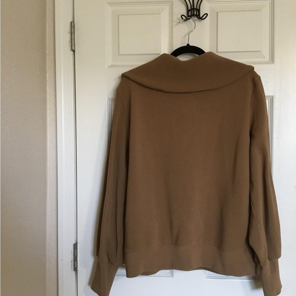 Varley Vine Pullover Sweatshirt Ribbed Ottoman in Rye size medium - Picture 2 of 10
